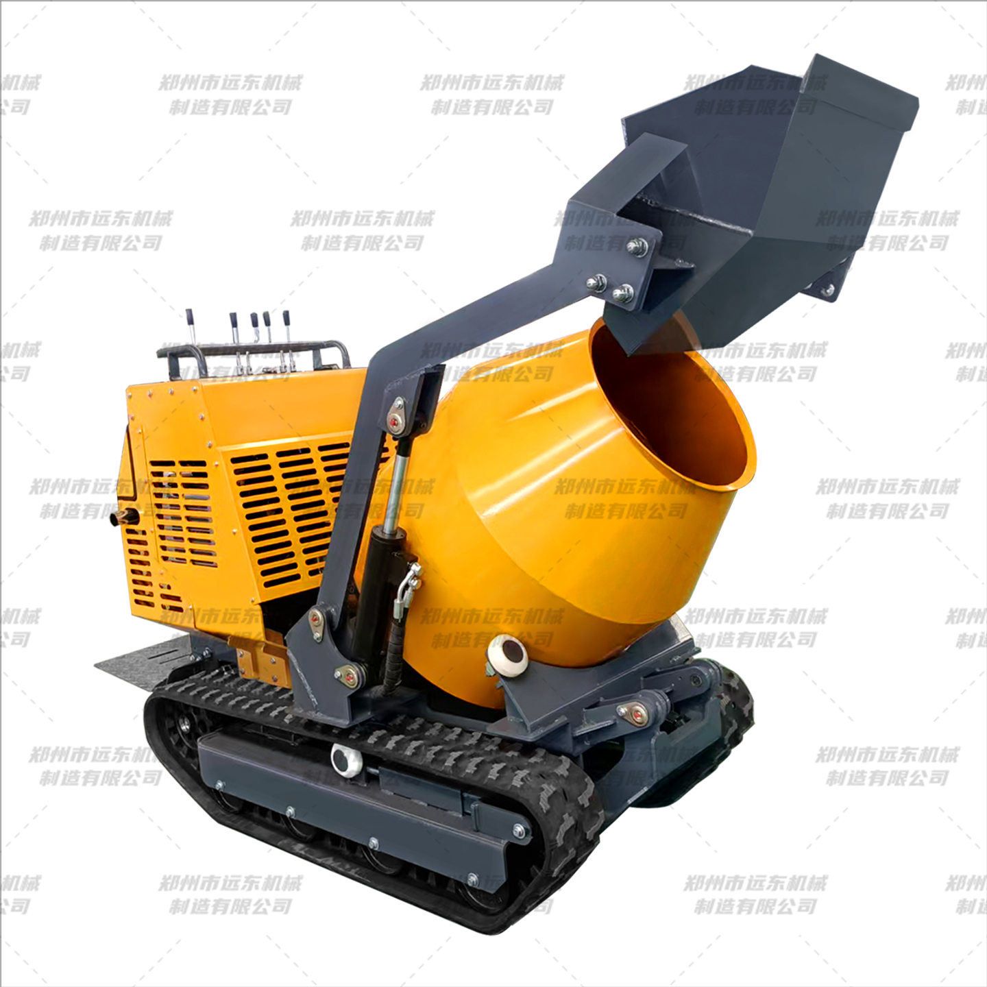 液壓履帶式攪拌車(chē)(圖3) 液壓履帶式攪拌車(chē)(圖3)