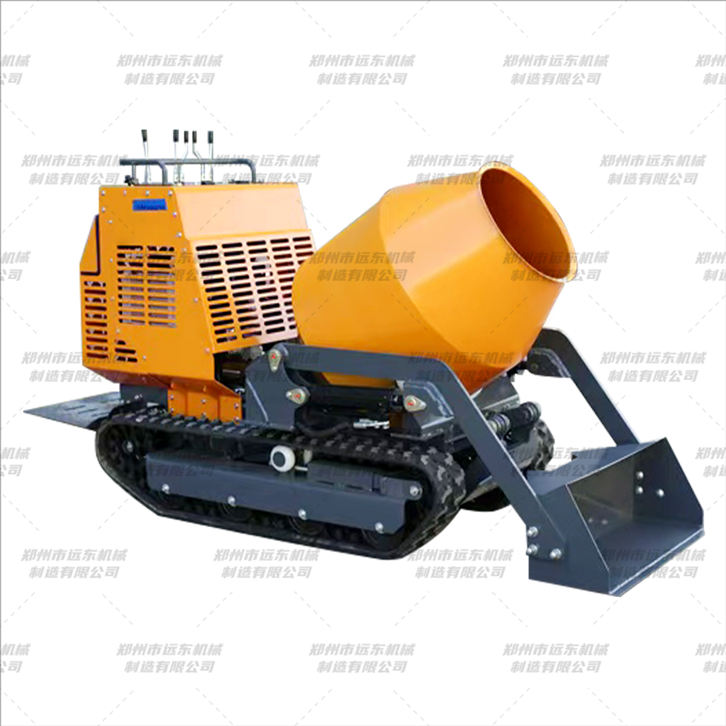 液壓履帶式攪拌車(chē)(圖2) 液壓履帶式攪拌車(chē)(圖2)